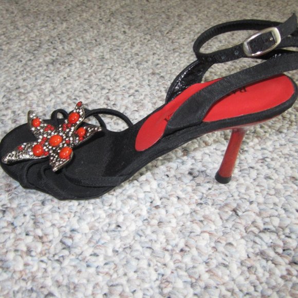 Ramon Tenza Ankle Strap Red Starfish Heel - Picture 6 of 12